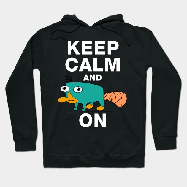 Keep calm and Perry on - Perry the Platipus Hoodie by Bimonastel